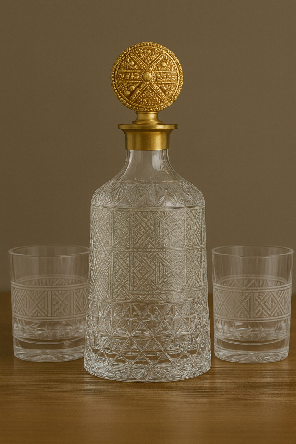 The Otumfou Decanter & Glass Set